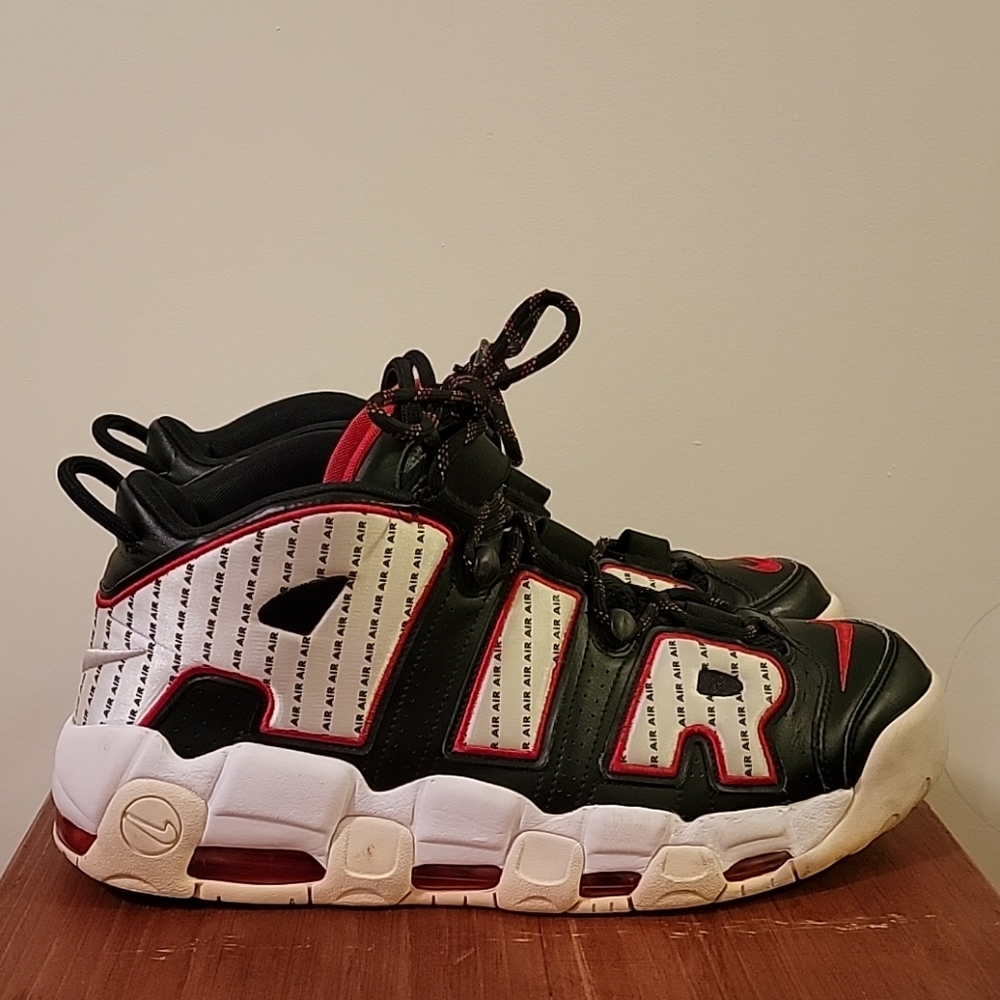 A1-Nike Air More Uptempo Pinstripe Sz 12